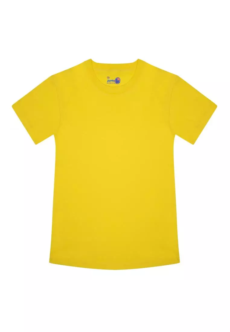 Buy Puritan Boy's Colored T-Shirt Single Pack Yellow 2024 Online