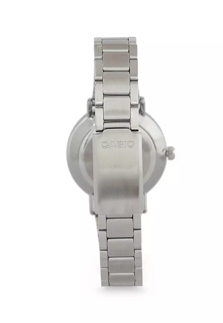 Casio Jam Tangan Wanita - Silver Blue - Stainless Steel - LTP-VT02D-2AUDF