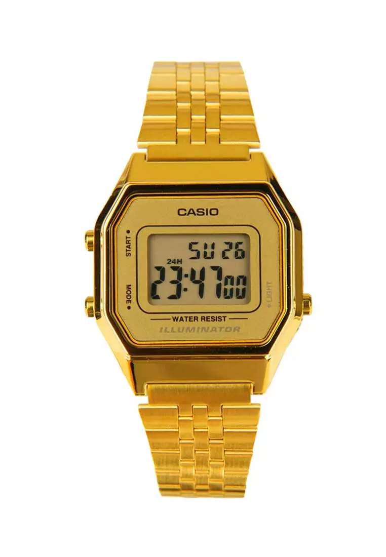 Harga jam casio illuminator gold hot sale