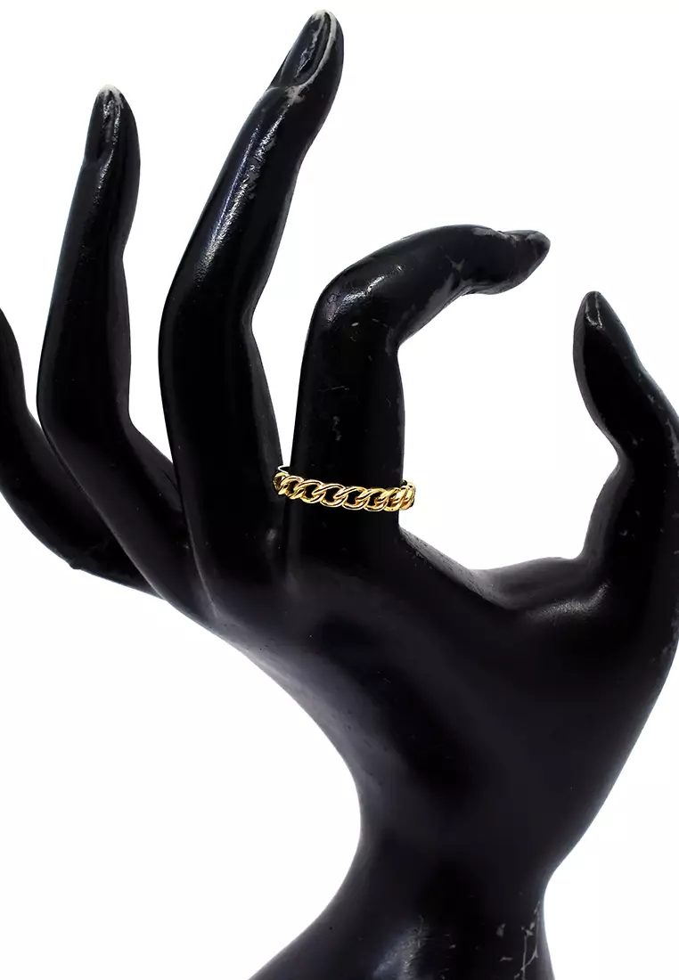 18K Yellow Gold Lady Ring
