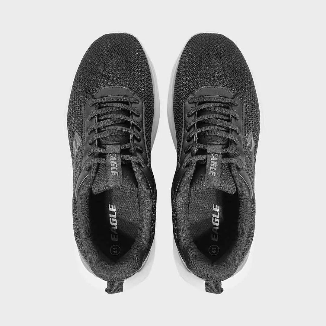 Eagle Sepatu Sneakers Lifestyle Retry - HITAM/PUTIH