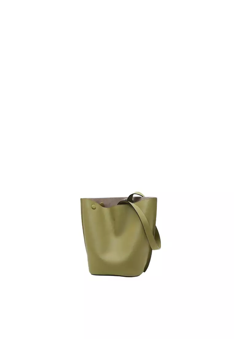 ORUKAMI Knot Bucket Bag Small - Olive