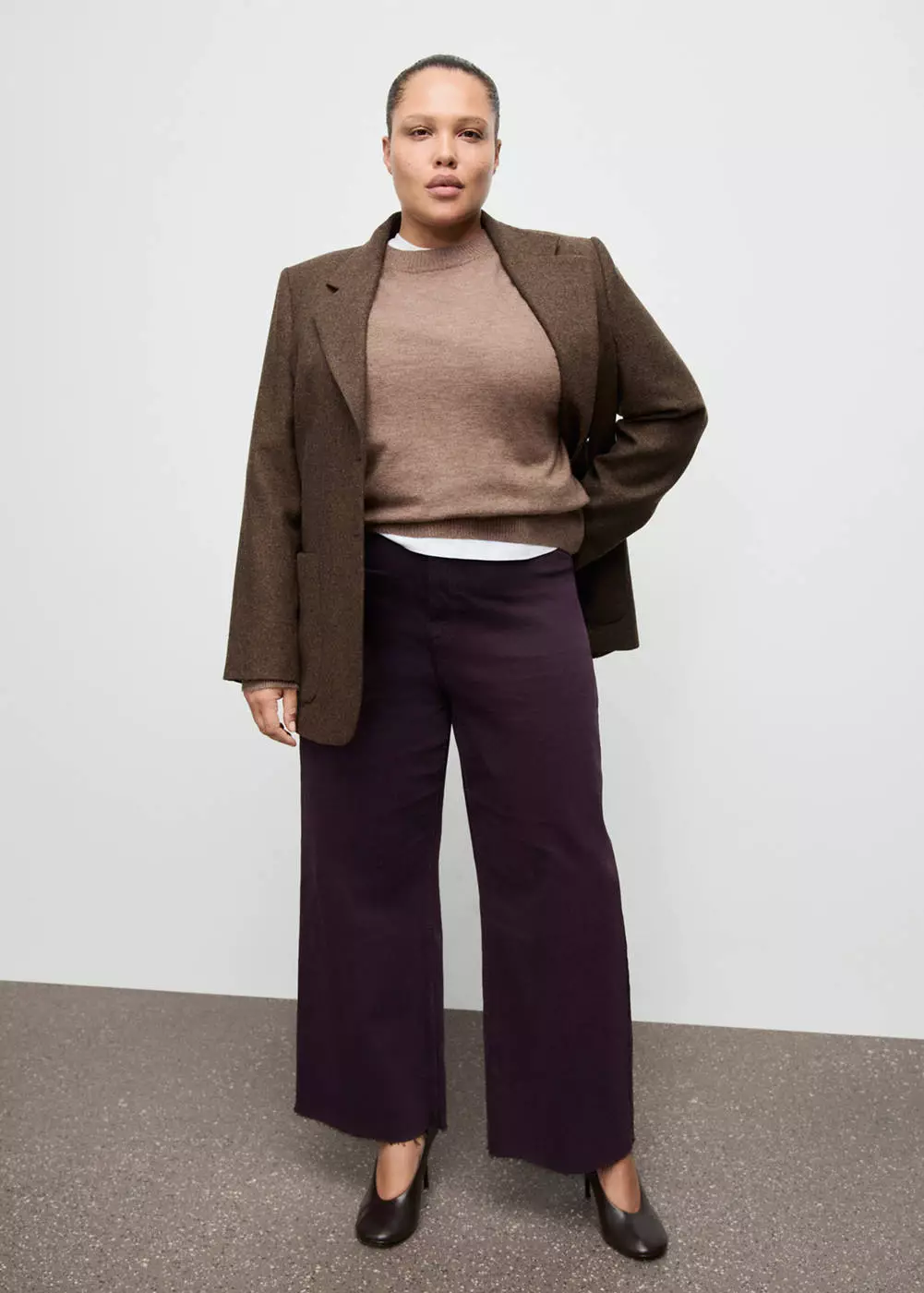 Jeans high-rise kulot Catherin