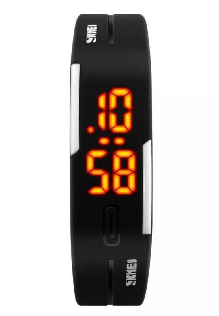 Wristband Jam Gelang Casual LED Strap Tali Material Silicone GT45 ORIGINAL