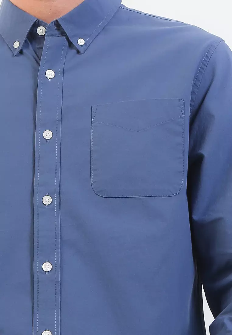 Jual Giordano Men's Poplin Shirt Original 2024 | ZALORA Indonesia
