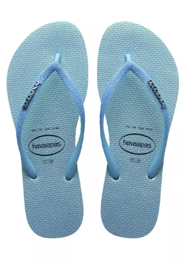 Discount on Havaianas  shoes - SKU: Slim Glitter Iridescent Flip Flops