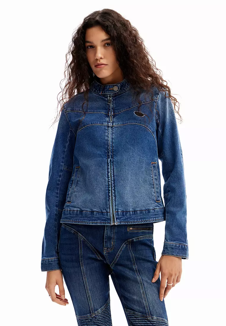 Buy Desigual Desigual Woman Denim biker 2025 Online ZALORA