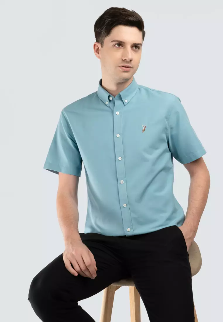 Polo Haus - Men’Cotton Plain Regular Fit Short Sleeve