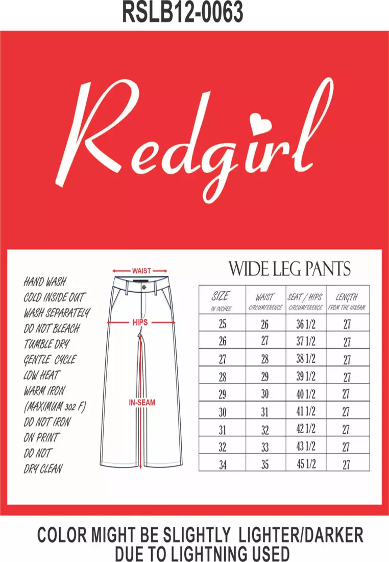 Denim Wide Leg Pants Ladies