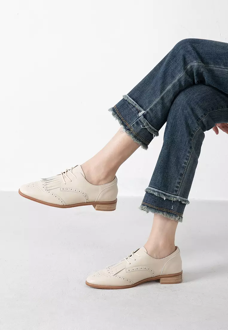 Brogue Leather Tassel Derbys TH926-3