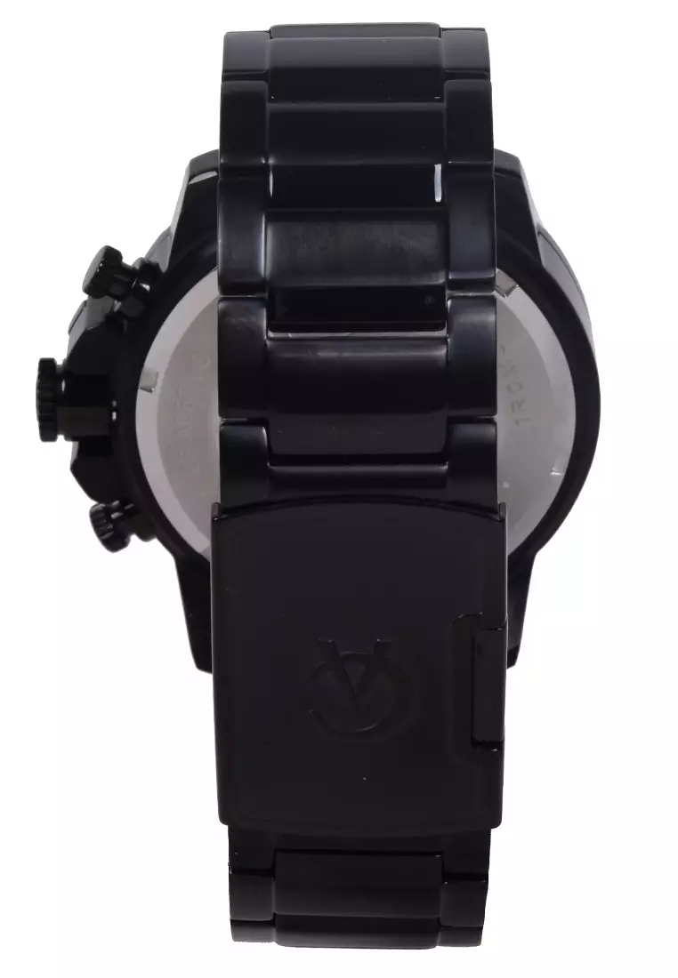 Alexandre Christie - Jam Tangan Chronograph Pria - Black - Stainless Steel Bracelet - 6564 MCBIPBA