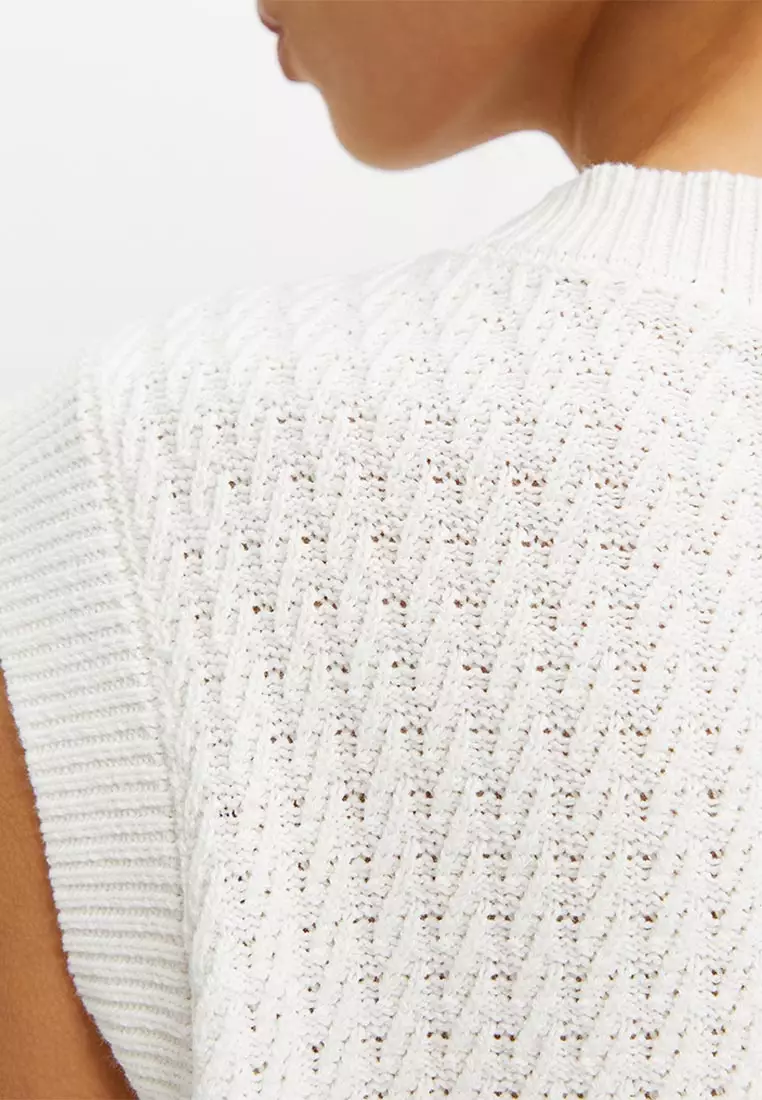 Buttoned Knit Top
