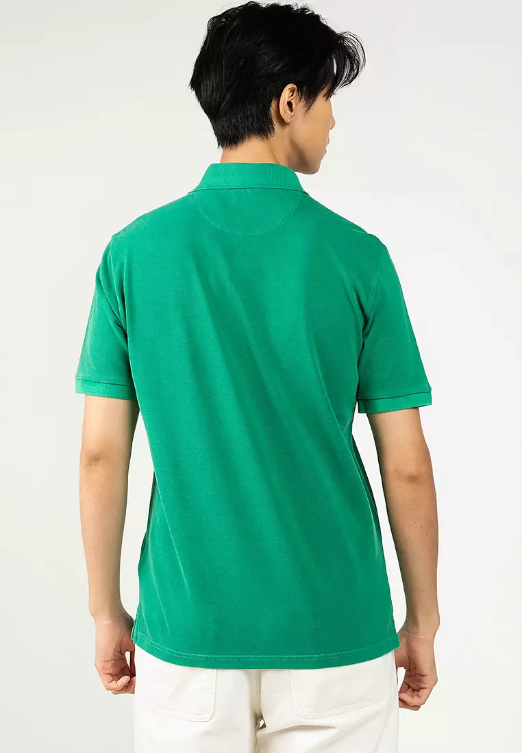 Sunfaded Piqué Polo Shirt