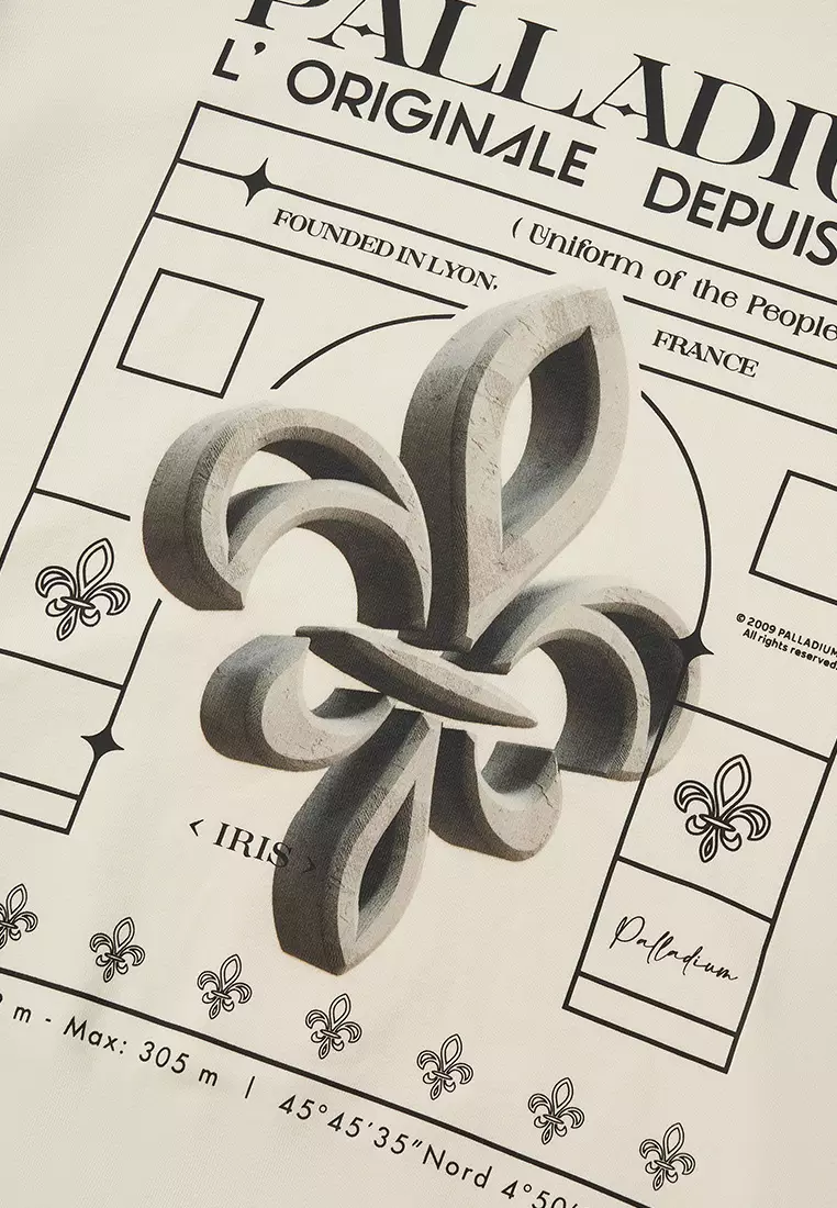 男裝 PALLADIUM LOGO 寬鬆連帽衛衣