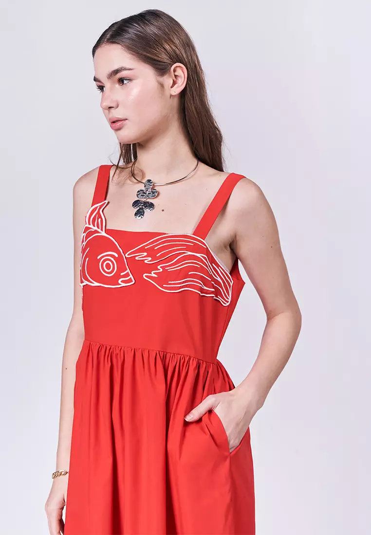 Almare Anemone Sleeveless Dress