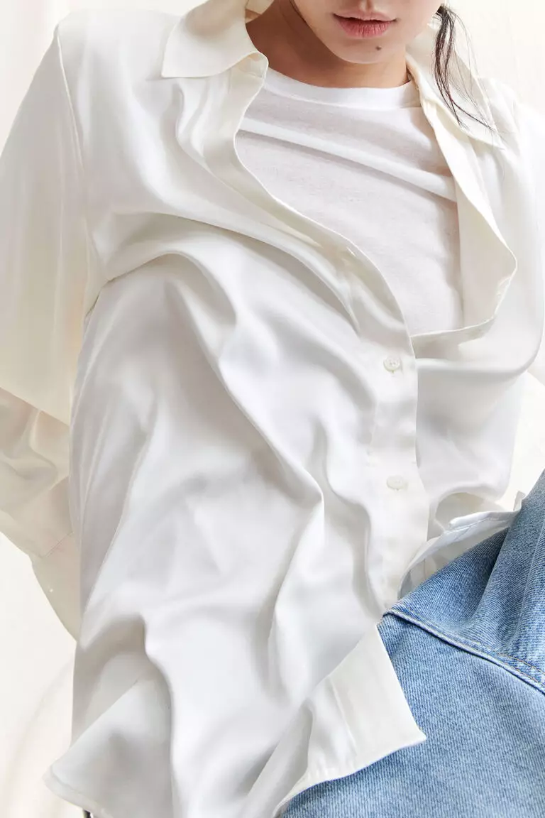 V-neck blouse