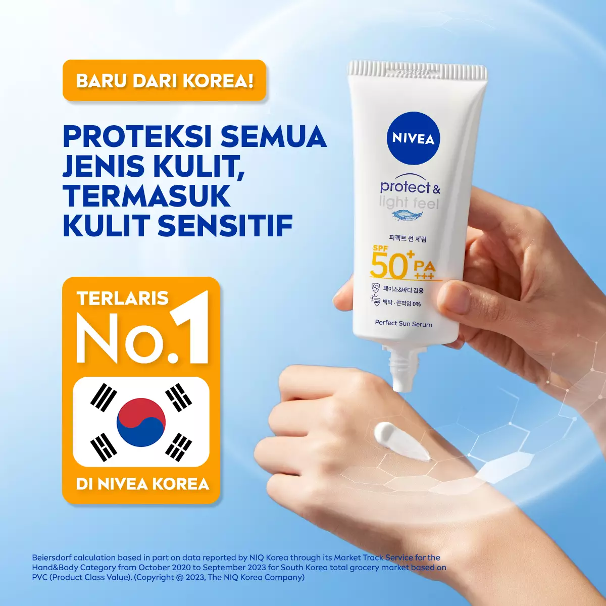 NIVEA SUN Face Serum Protect & Light Feel SPF50+ PA+++ 90ml