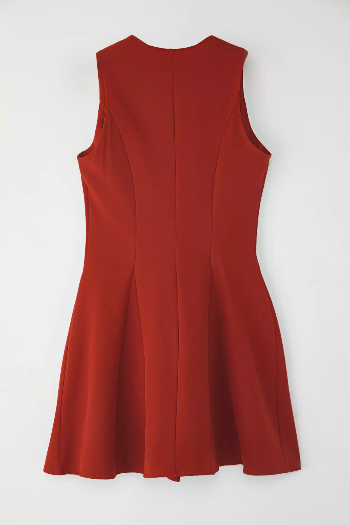 Jual Trendyol Brown Buttoned Mini Woven Jacket Dress