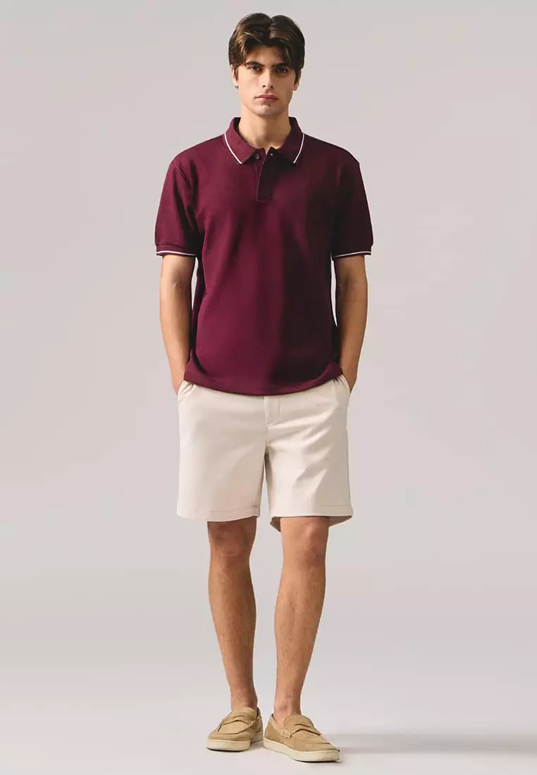 Premium Regular Fit Polo Shirt With Contrast Tipping