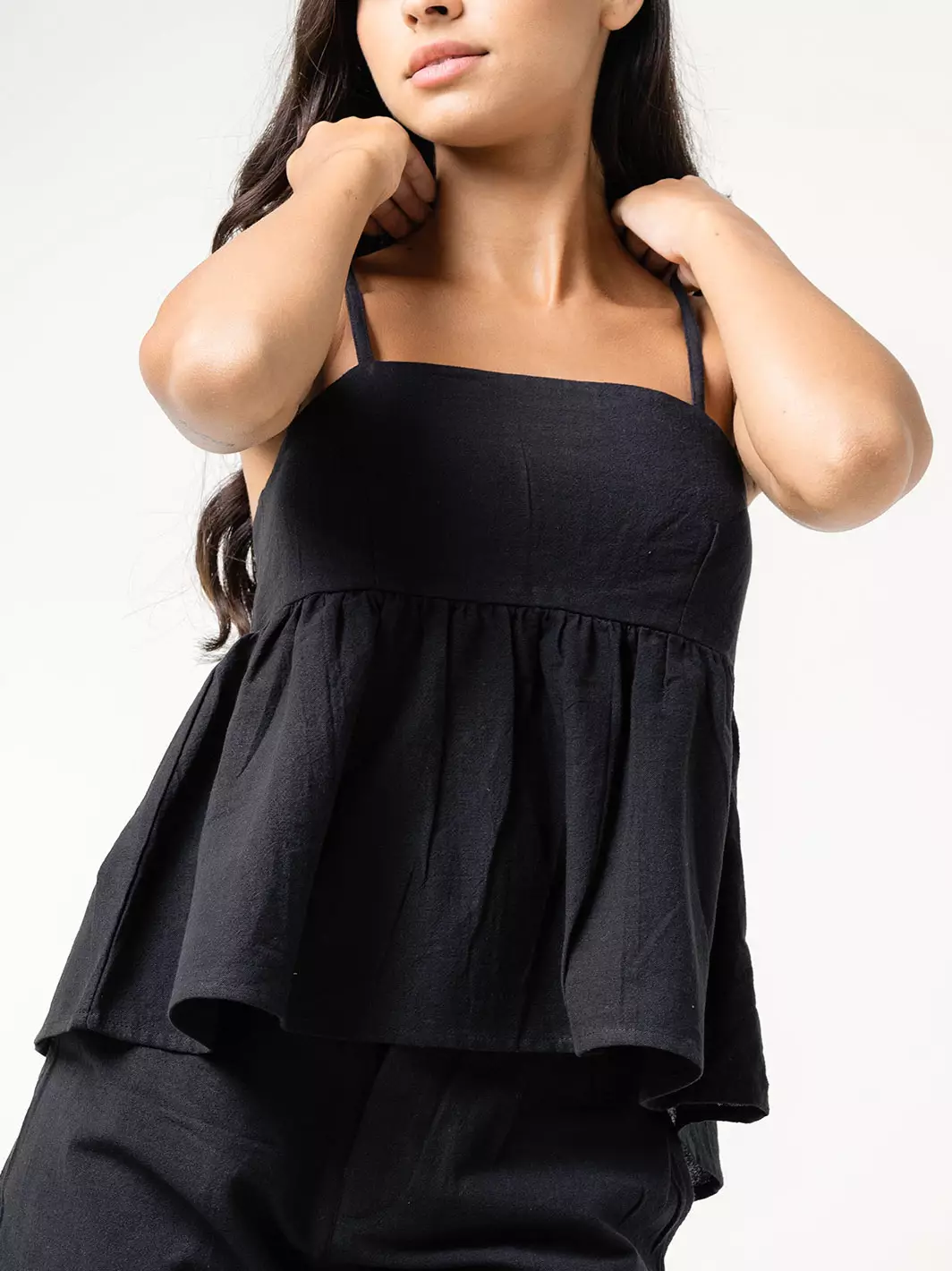 Slow Crush Top Black