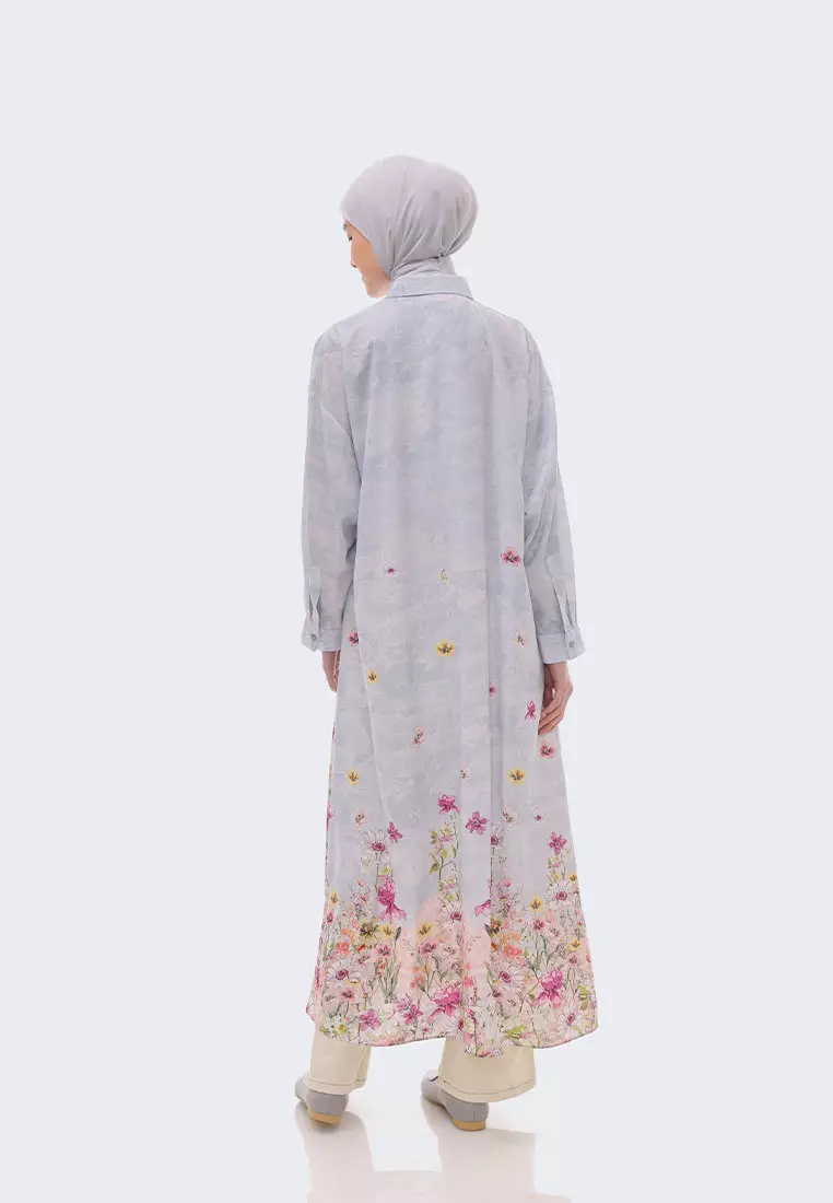 Ria Miranda Sky Blue Marai Ceko Dress