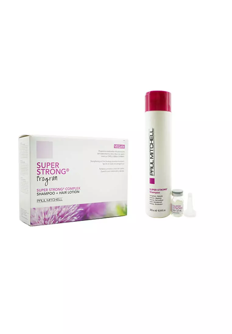 Strength Super Strong Complex Program Set: Shampoo 300ml + Hair Lotion 12x6ml 13pcs