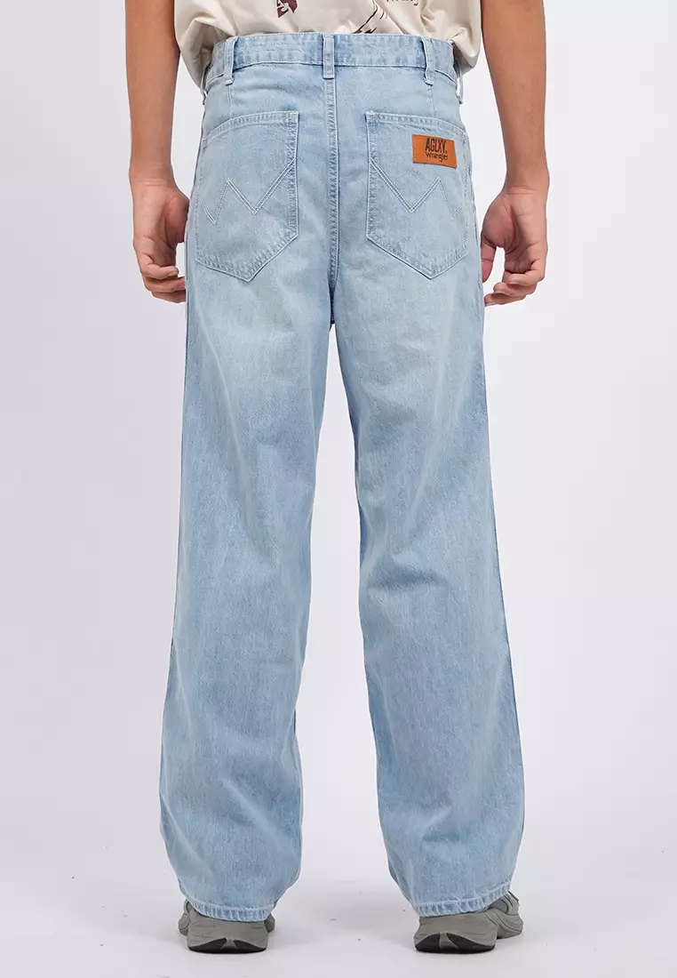 Wrangler X Ageless Galaxy Long Pants Denim Loose REDDING NEW 05A25