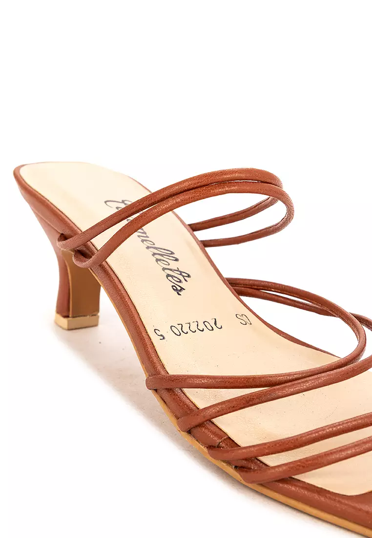 Strappy Kitten Heels