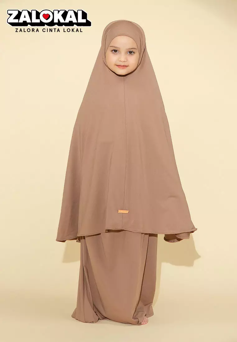 Shameera Prayer Set Kids Series 2 Hazelnut (3-4 Tahun)