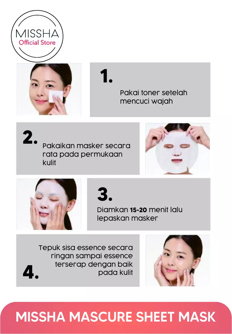 MISSHA MASCURE RESCUE SOLUTION SHEET MASK [MADECASOSIDE]