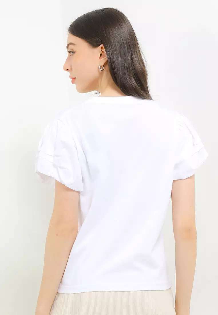 Kenira Puffed Sleeve Top