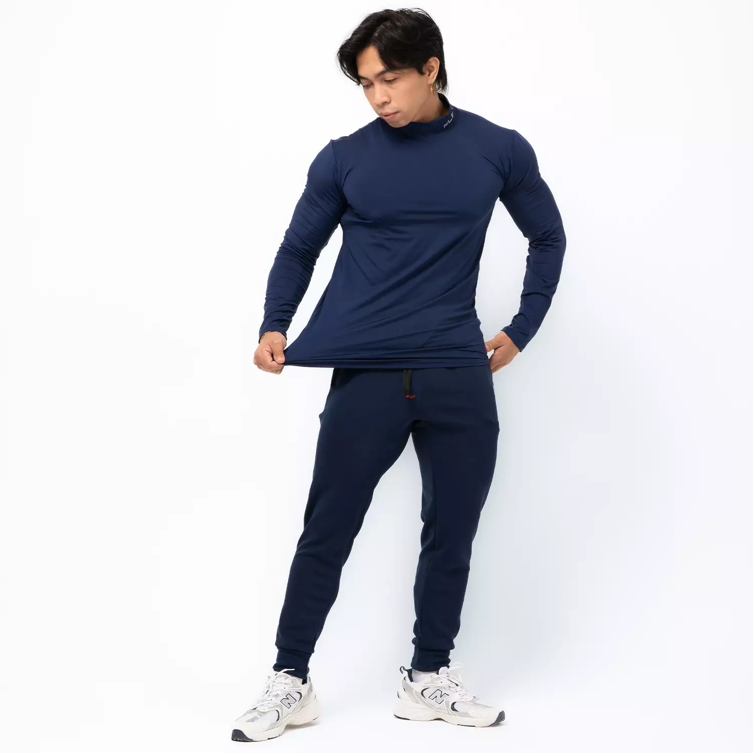 Baselayer Turtleneck Long Sleeves Navy