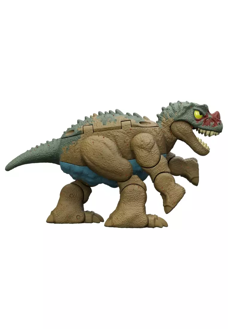 Mattel Jurassic World Fierce Changers 2-In-1 Dinosaur Action Figure, Double Danger Toy Transforms From Ankylosaurus Bumpy To Ceratosaurus In 11 Steps