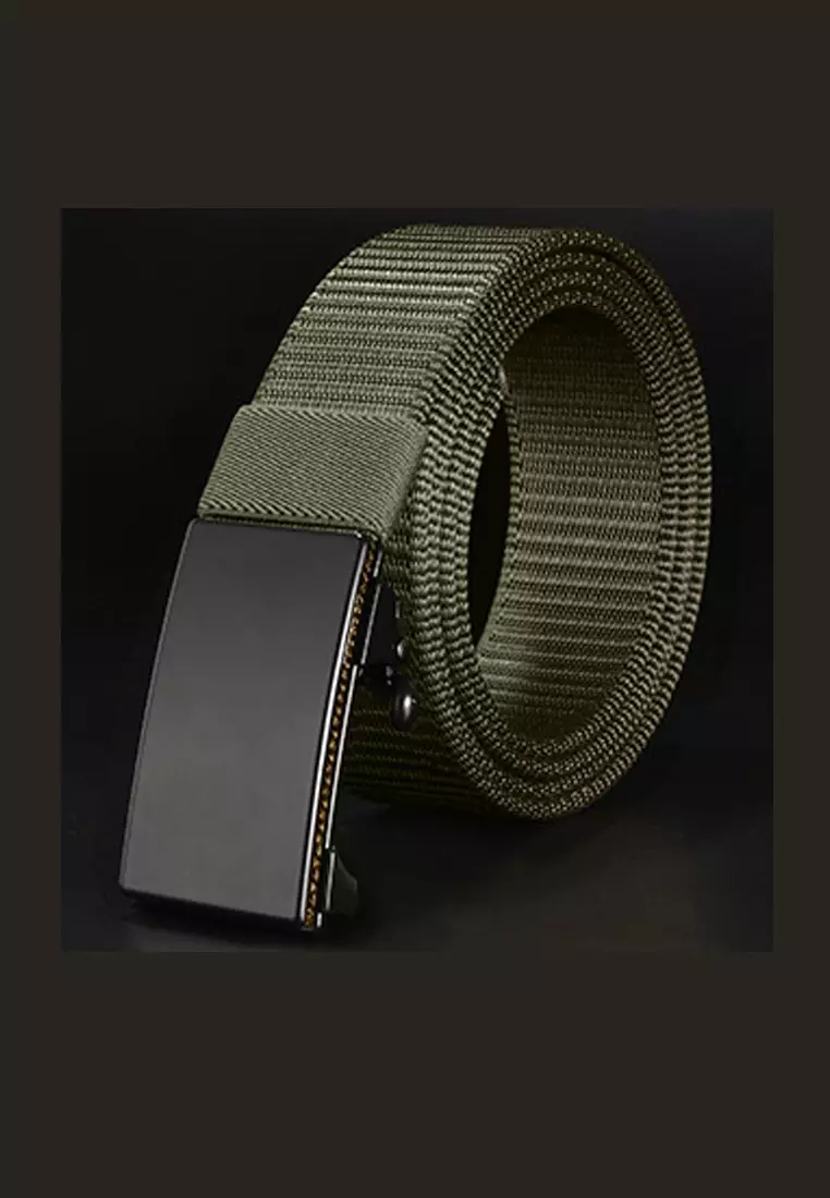 Casual Street Style Automatic Black Color Buckle Belt JW TS-19