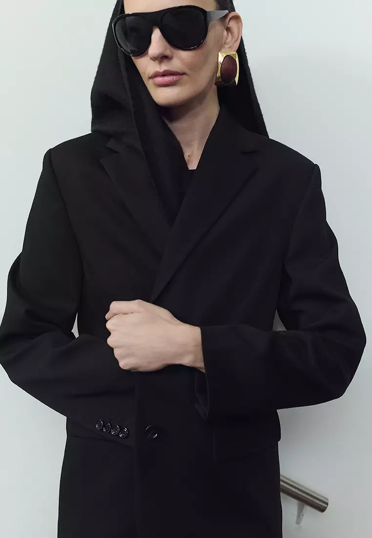 Straight Flap Pockets Blazer