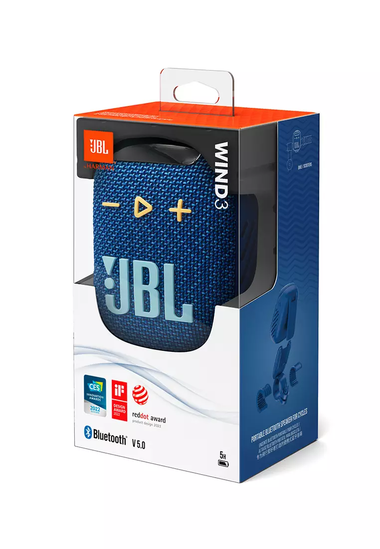 JBL Wind3 Portable Bluetooth Speaker - Blue
