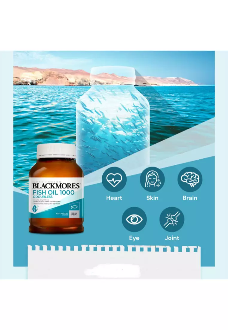 Blackmores BLACKMORES Fish Oil 1000mg 400 Capsules 2024 Buy