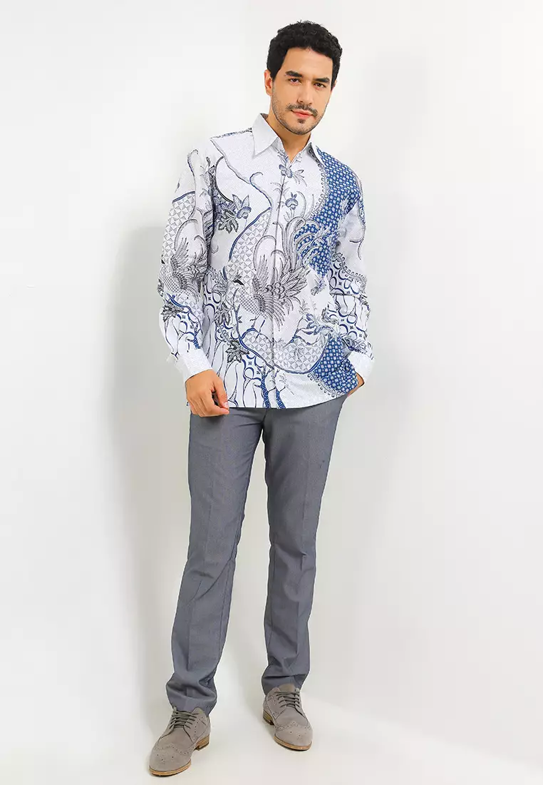 Fergus Shirt Kemeja Batik Pria Panjang
