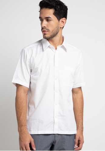 Jual Gq Men S Wear Casual Short Sleeve Shirt Original Zalora Indonesia