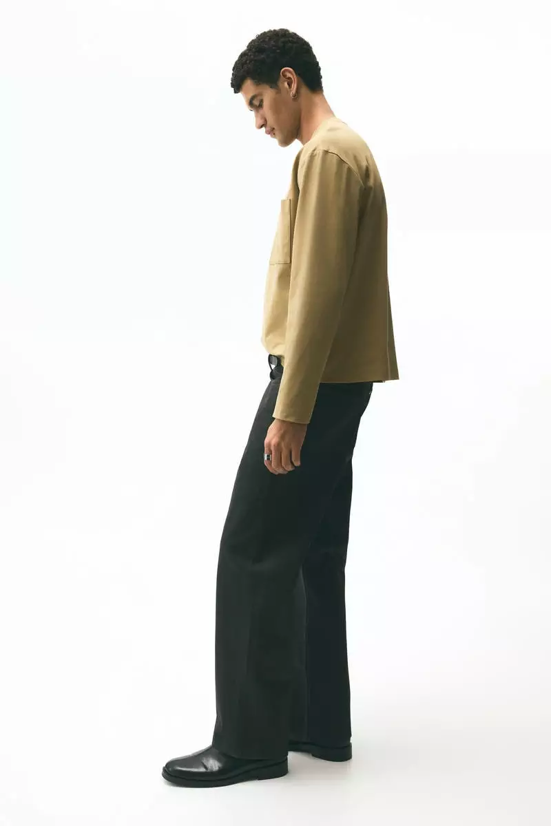 Loose Fit Long-sleeved jersey top