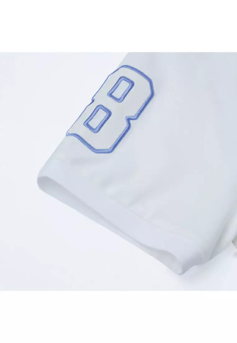 Men's Lion Embroidery Slim Short Sleeve Polo 01016222