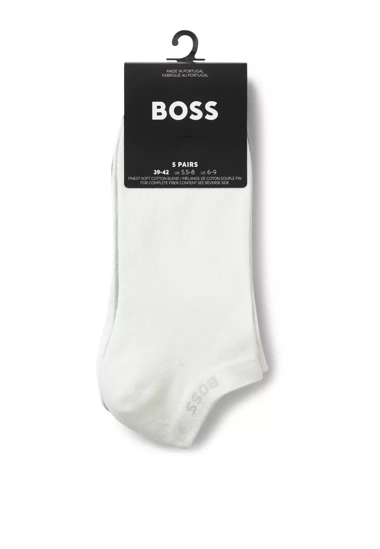 Branding Ankle Socks 5 Pack - BOSS Mainline