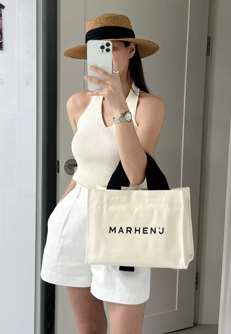 RICO Canvas Crossbody Bag Ivory