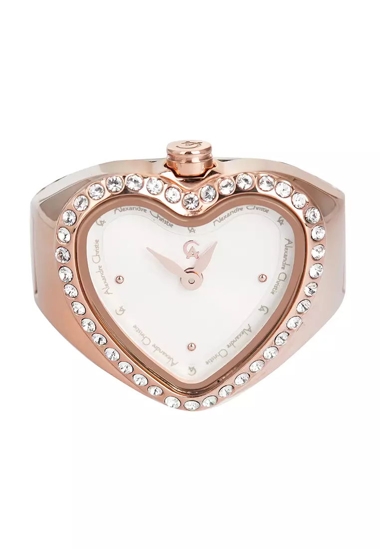 Jam Tangan Ring Wanita Alexandre Christie AC 2B05 LHBRGSL - Silver Dial - Stainless Steel