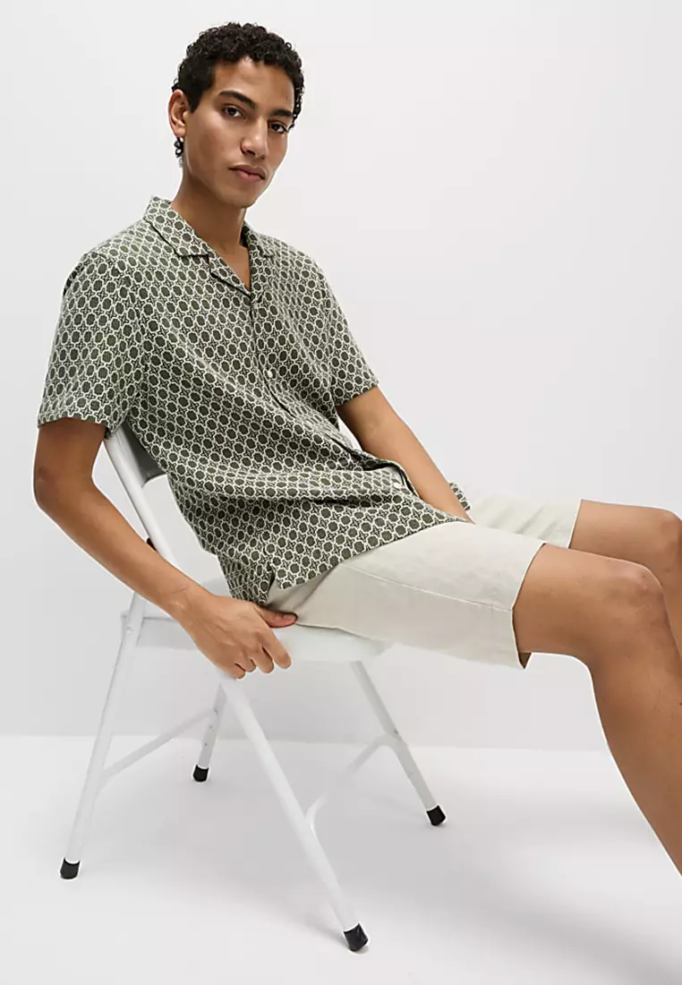 Cotton Rich Jacquard Shirt