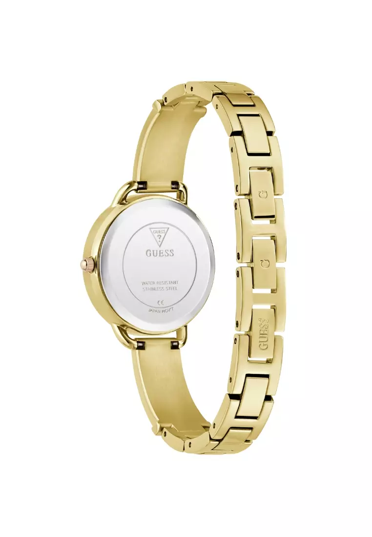 Guess Trend Gold Stainless Steel Analog Quartz Watch For Women GW0914L2