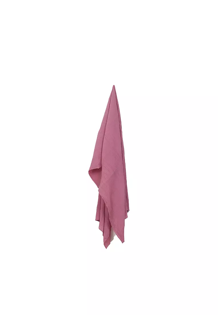 Pashmina Plisket Dusty Pink