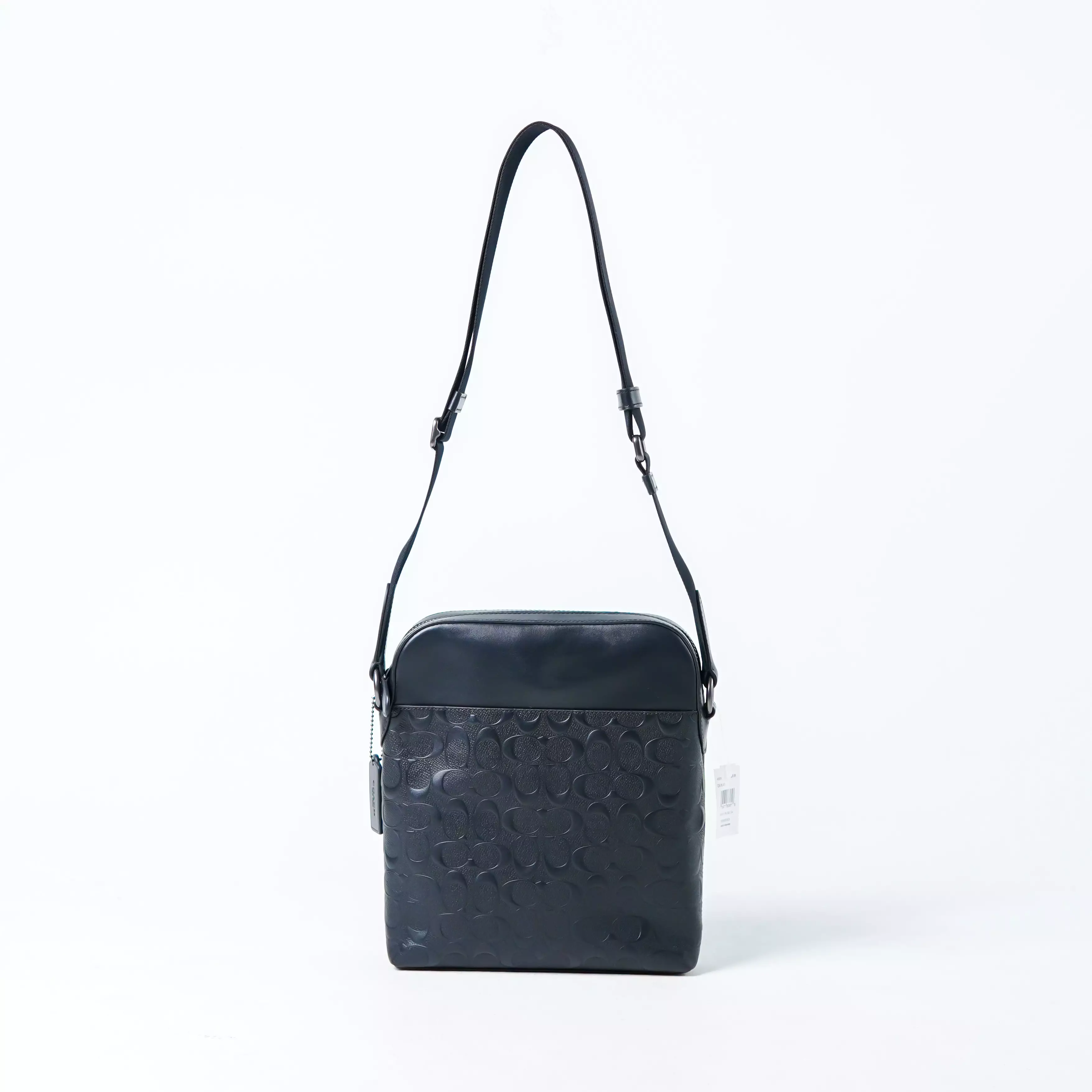 Tas COACH CC EMBOSSED LEATHER BLACK SHOULDER BAG 100% ORIGINAL