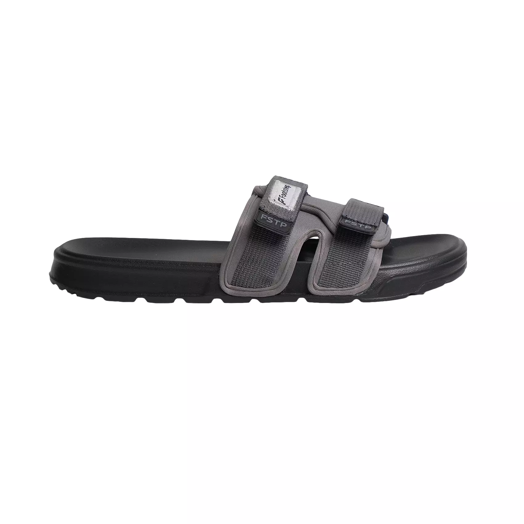 Footstep Footwear Sandal Pria Slide Pascal Grey Original Sandal