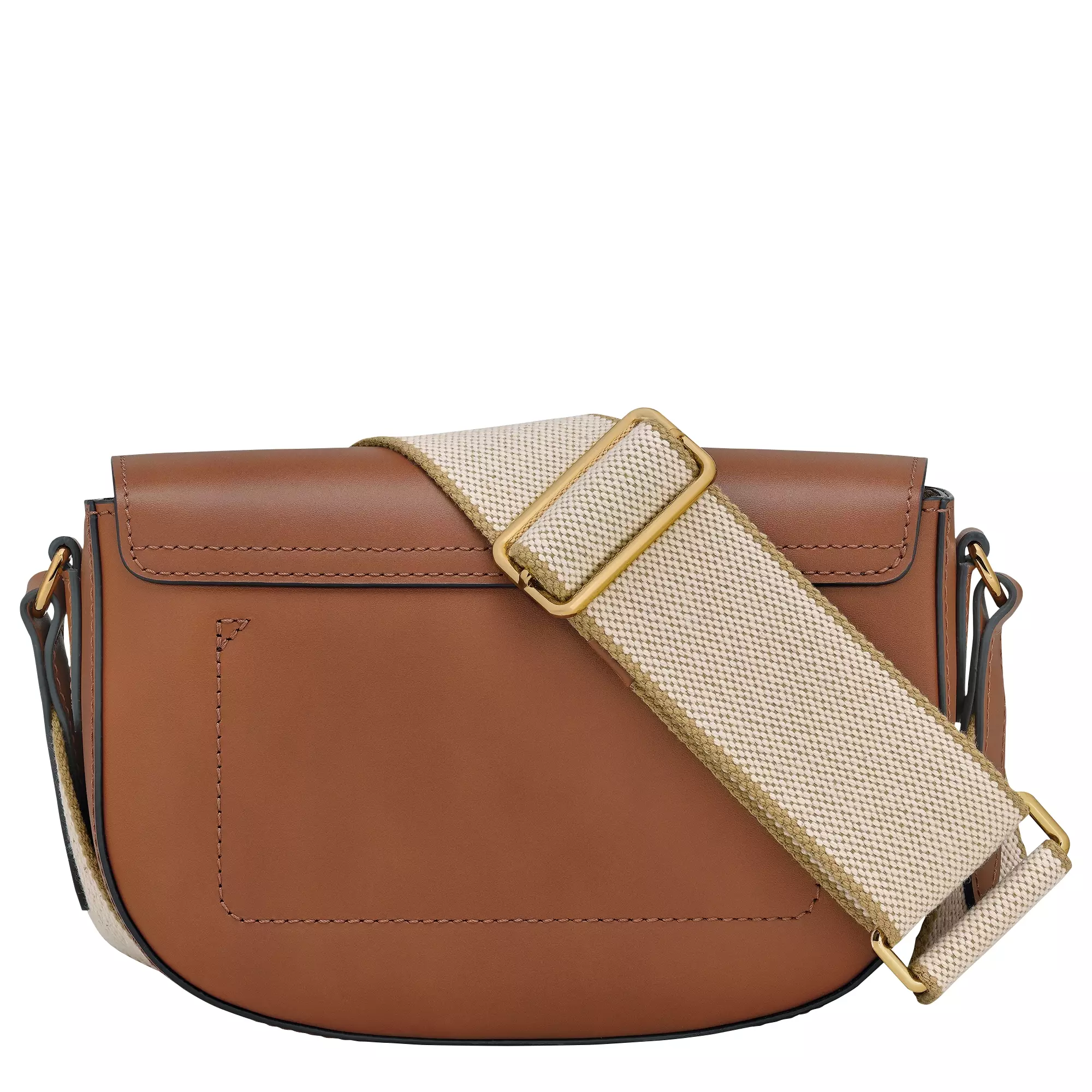 Epure S Crossbody Bag in Leather - Brown Cognac